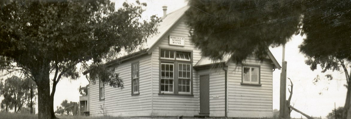 Black and white photo of a house